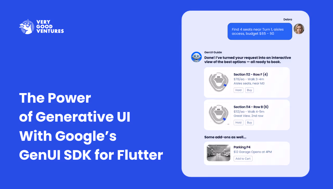 The Power of Generative UI with Google's GenUI SDK for Flutter